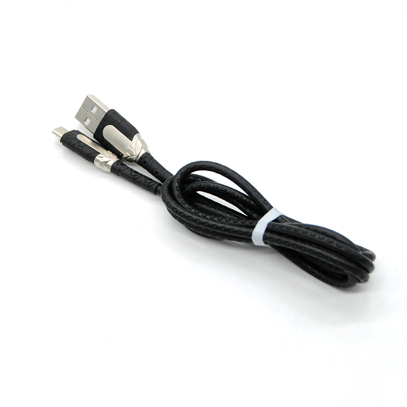 2m 3m TPE Zinc Alloy Micro USB Cable Charger Charging Data Sync Cable for Cell Phones