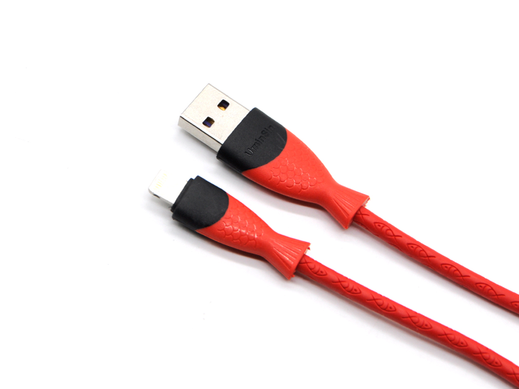 Double-color Mermaid design 3A Lightning fast charging usb cable 