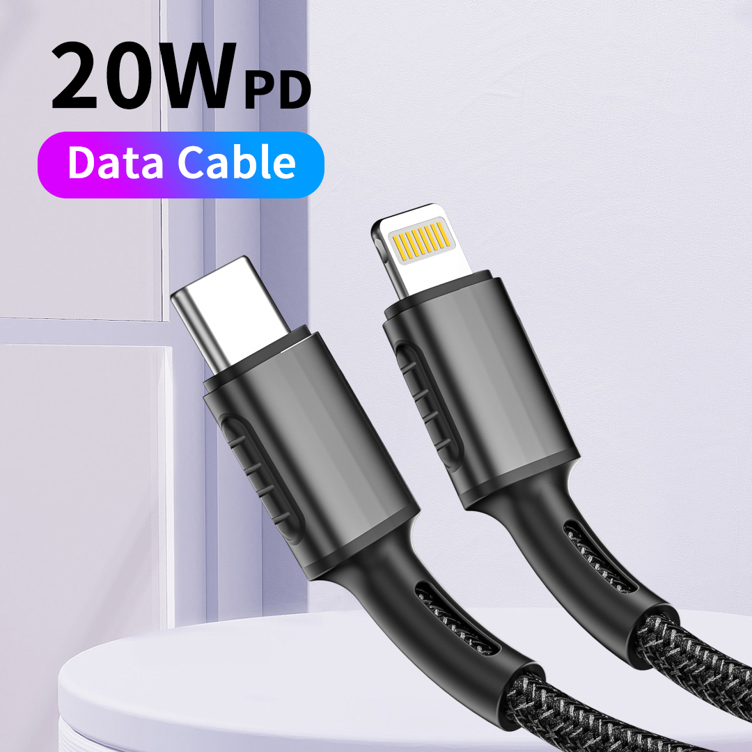 New Design 2.4A/3A/5A/6A Micro USB Type c lightning cable PD 18W 20W 60W 100W cable fast Charging Cable for Huawei Samsun MacBook